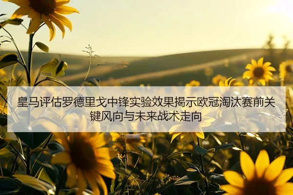 皇马评估罗德里戈中锋实验效果揭示欧冠淘汰赛前关键风向与未来战术走向